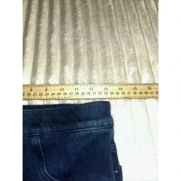 Spanx Jean-ish Ankle Denim Leggings Womens Size Small Blue Denim Pull On - Picture 4 of 8